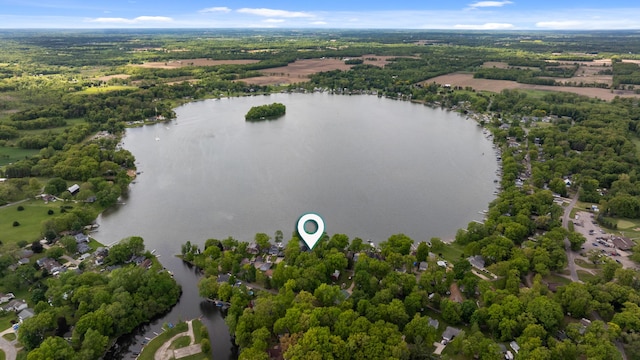 1548 Indian Trl, Pleasant Lake, MI 49272 - drone / aerial view of a nearby body of water