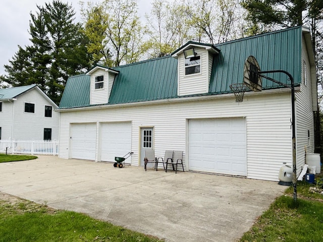 4375 W Haskell Lake Rd, Harrison, MI 48625 - view of garage