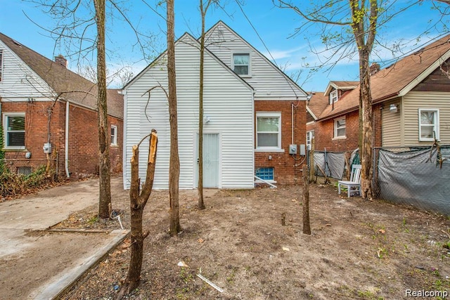 14850 Ilene St, Detroit, MI 48238 - rear view of property with brick siding