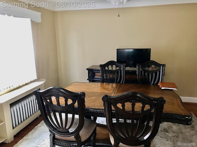 5782 Haverhill St, Detroit, MI 48224 - dining area featuring radiator heating unit and baseboards