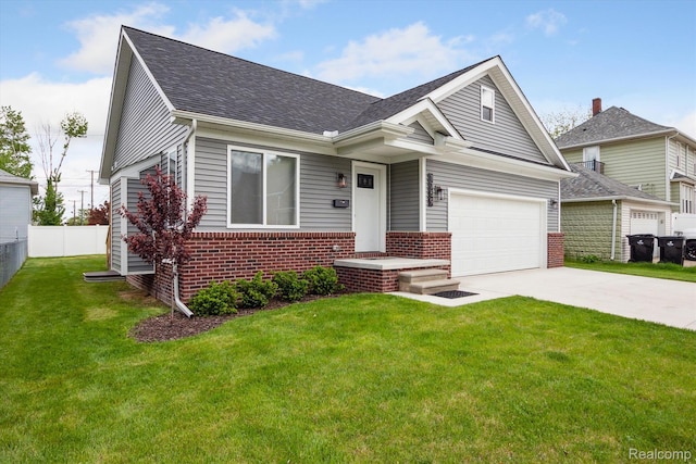 1759 2nd St, Taylor, MI 48192 - view of front facade featuring brick siding, driveway, and a shingled roof
