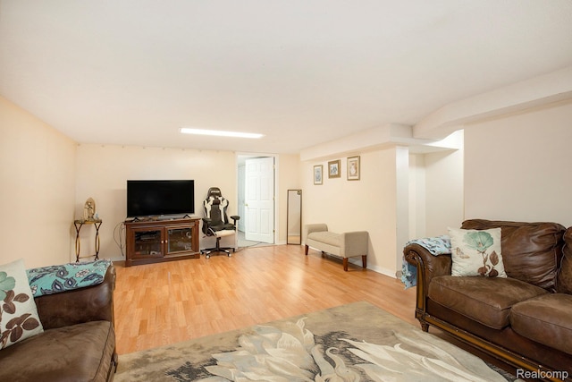 2263 Lawnel Ave, Norton Shores, MI 49441 - living area with light wood-type flooring