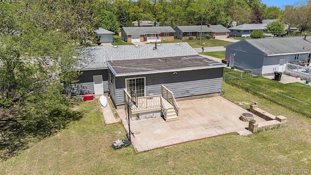 2263 Lawnel Ave, Norton Shores, MI 49441 - back of property with a patio