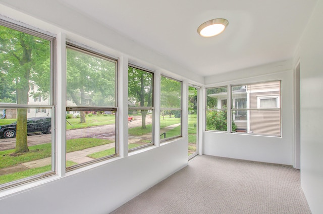 1118 Burr St, Jackson, MI 49201 - view of unfurnished sunroom