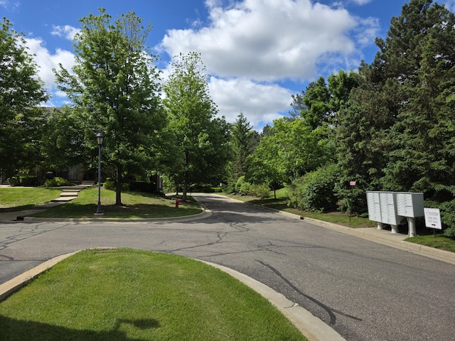2936 Signature Blvd, Ann Arbor, MI 48103 - view of asphalt street featuring street lighting and curbs
