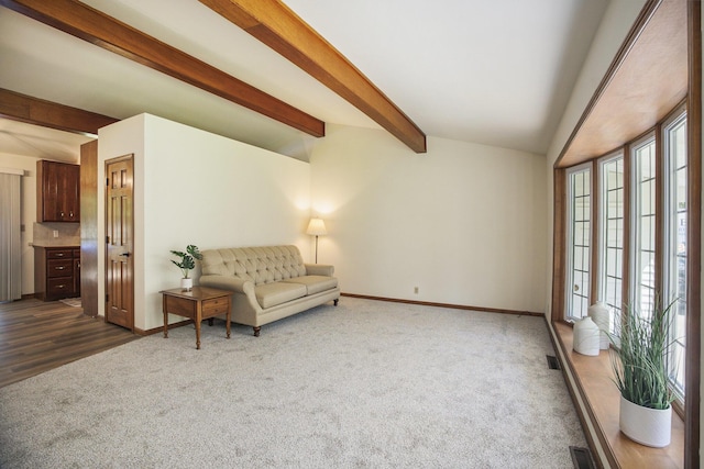 15035 155th Ave, Grand Haven, MI 49417 - living area with carpet flooring and baseboards