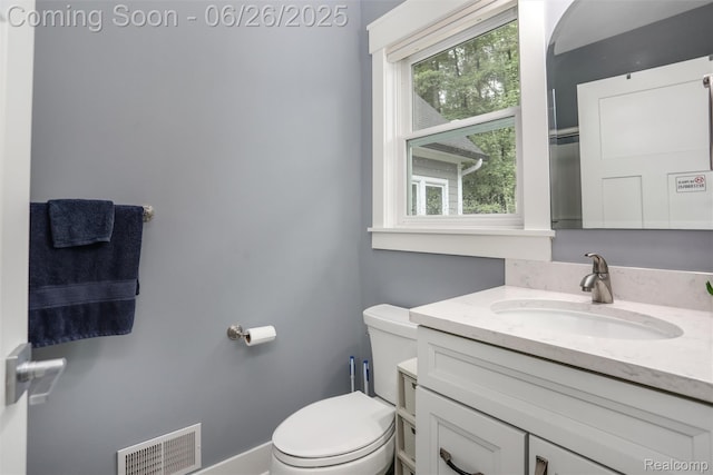 800 Greystone Dr, Chelsea, MI 48118 - half bath with vanity and toilet