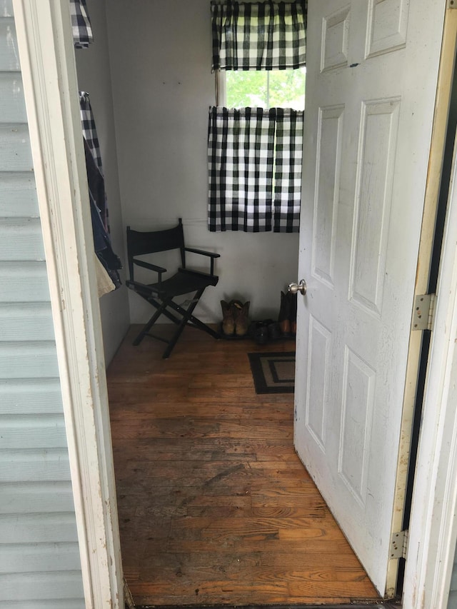 19354 Dutch Settlement St, Cassopolis, MI 49031 - hall featuring wood finished floors