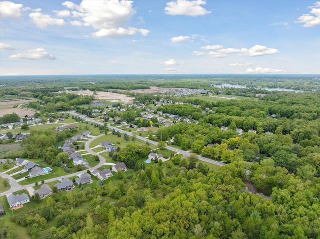 16350 Whitaker Rd, Linden, MI 48451 - bird's eye view of a heavily wooded area