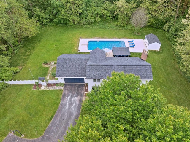 16350 Whitaker Rd, Linden, MI 48451 - view of subject property with a pool area