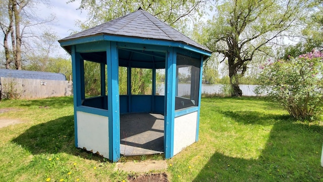 599 Ruby Rd, Sheridan, MI 48884 - view of outbuilding with a gazebo