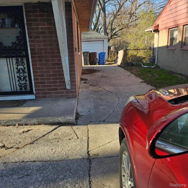 28632 Hazelwood St, Detroit, MI 48141 - view of side of property featuring brick siding