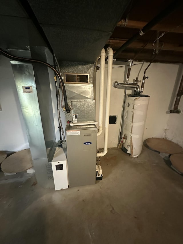388 Richard St, Spring Arbor, MI 49283 - utility room with water heater