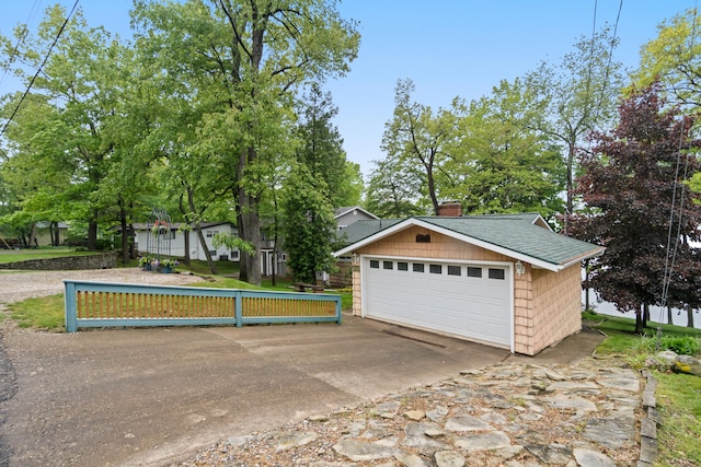 11676 Bradley Dr, Jerome, MI 49249 - view of detached garage
