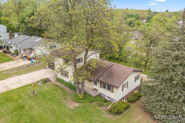 604/606 N New Dexter St, Ionia, MI 48846 - aerial view of property and surrounding area