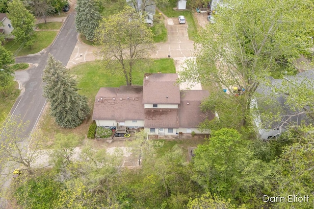 604/606 N New Dexter St, Ionia, MI 48846 - aerial view of property and surrounding area