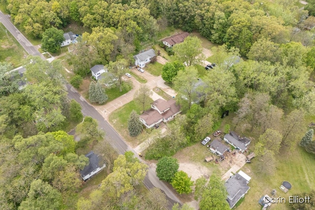 604/606 N New Dexter St, Ionia, MI 48846 - aerial overview of property's location featuring nearby suburban area