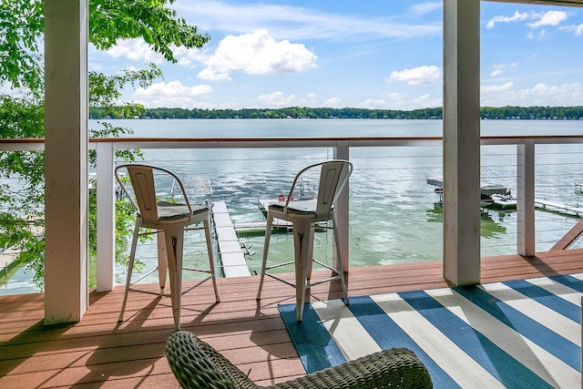 67881 Edgewater Beach Rd, White Pigeon, MI 49099 - dock area with a water view