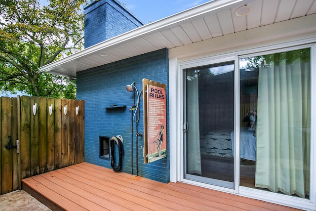 67881 Edgewater Beach Rd, White Pigeon, MI 49099 - view of deck