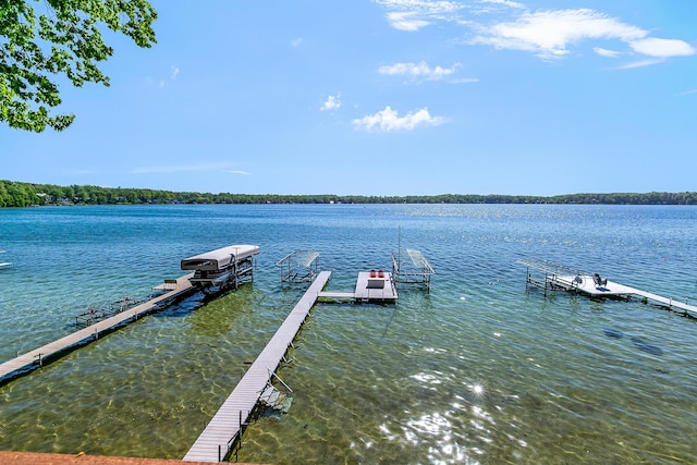 67881 Edgewater Beach Rd, White Pigeon, MI 49099 - dock area with a water view