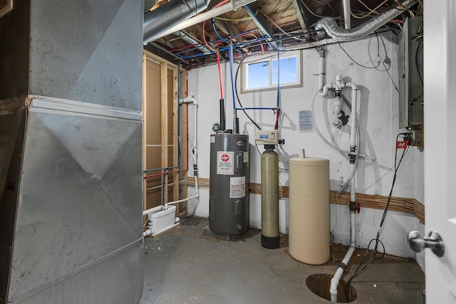 4380 W Chicago Rd, Jonesville, MI 49250 - utility room featuring water heater