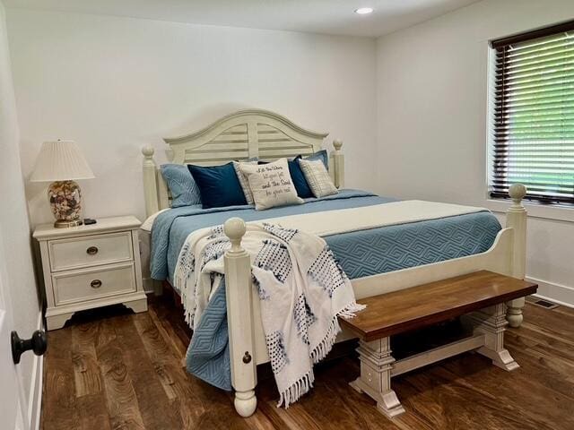 2985 Middle Lake Rd, Twin Lake, MI 49457 - bedroom featuring wood finished floors and recessed lighting