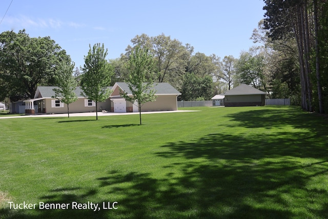 2985 Middle Lake Rd, Twin Lake, MI 49457 - view of yard