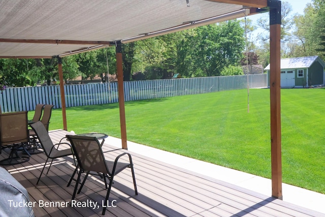 2985 Middle Lake Rd, Twin Lake, MI 49457 - view of deck