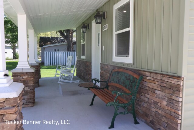 2985 Middle Lake Rd, Twin Lake, MI 49457 - view of covered porch
