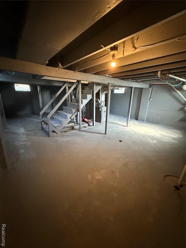 1226 E Princeton Ave, Flint, MI 48505 - basement with heating unit