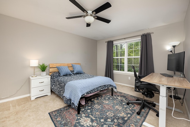 3039 Barclay Way, Ann Arbor, MI 48105 - bedroom featuring light colored carpet, baseboards, and an office area