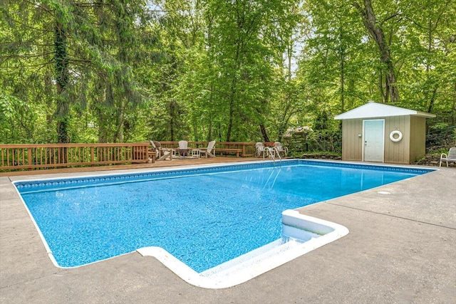 14438 Spring Creek Dr, New Buffalo, MI 49117 - view of swimming pool with a patio and outdoor dining space