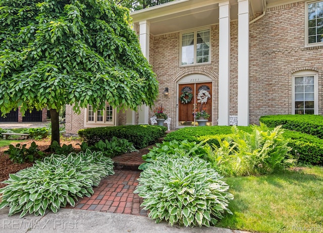2983 Woodcreek Way, Bloomfield Hills, MI 48304 - view of exterior entry with brick siding