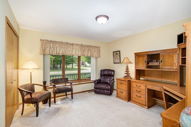 28 Barrington Cir, Saginaw, MI 48603 - office area with light carpet