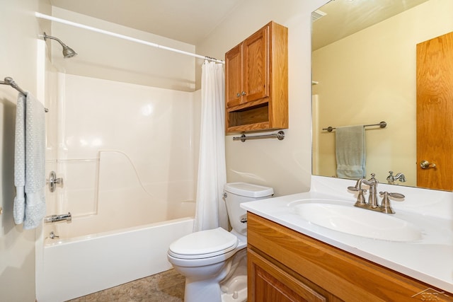 28 Barrington Cir, Saginaw, MI 48603 - full bath featuring toilet, shower / tub combo, and vanity