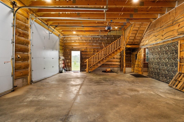 4450 50th Ave, Sears, MI 49679 - garage with a garage door opener
