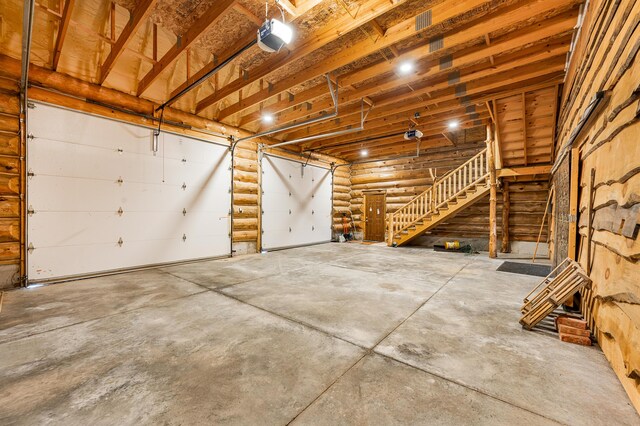4450 50th Ave, Sears, MI 49679 - garage with a garage door opener