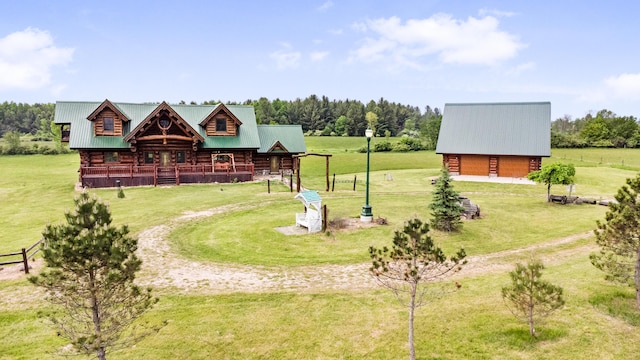 4450 50th Ave, Sears, MI 49679 - aerial view of property and surrounding area