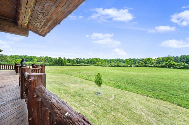 4450 50th Ave, Sears, MI 49679 - view of green lawn with view of scattered trees