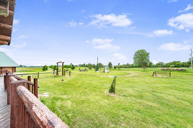 4450 50th Ave, Sears, MI 49679 - view of green lawn featuring a rural view