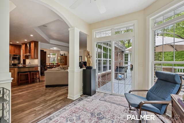 7149 Armadale Ct NE, Belmont, MI 49306 - interior space with arched walkways