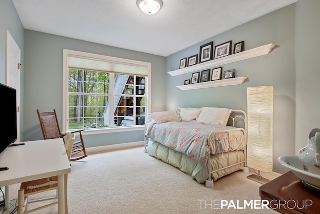 7149 Armadale Ct NE, Belmont, MI 49306 - carpeted bedroom with baseboards and a desk