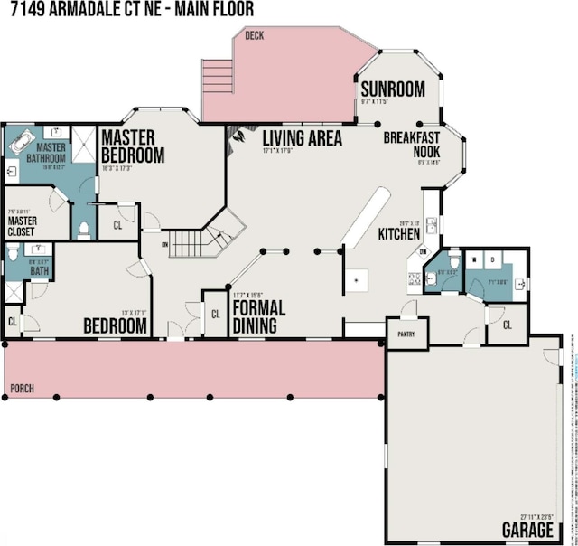 7149 Armadale Ct NE, Belmont, MI 49306 - property floor plan