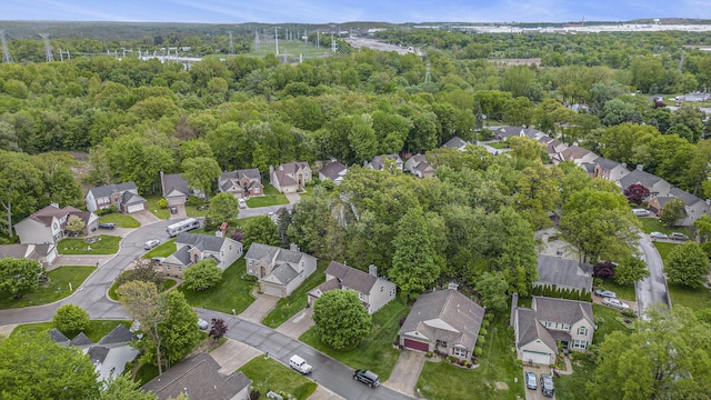 3311 Hickory Dr, Lake Orion, MI 48359 - aerial view of property's location featuring nearby suburban area and a forest