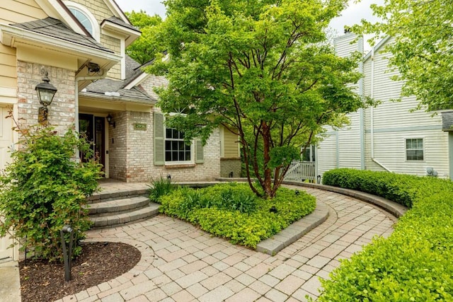 4936 Ravine Ct, Ann Arbor, MI 48105 - entrance to property featuring brick siding