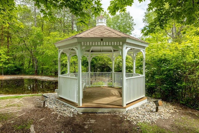 4936 Ravine Ct, Ann Arbor, MI 48105 - view of outdoor structure with a gazebo
