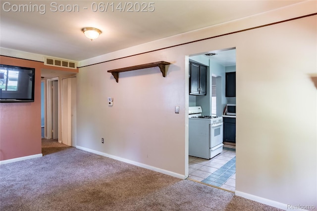5633 Detroit St, Flat Rock, MI 48125 - spare room with light colored carpet and baseboards