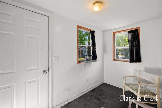 902 Turner Ave, Muskegon, MI 49442 - office space with dark colored carpet and baseboards