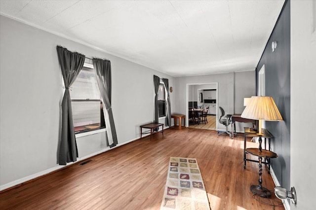 902 Turner Ave, Muskegon, MI 49442 - living room with wood finished floors and baseboards