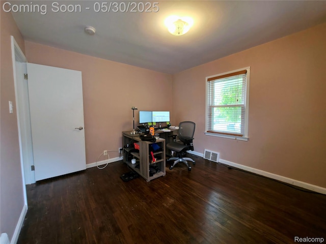 3026 N Blair Ave, Royal Oak, MI 48073 - office featuring wood finished floors and baseboards